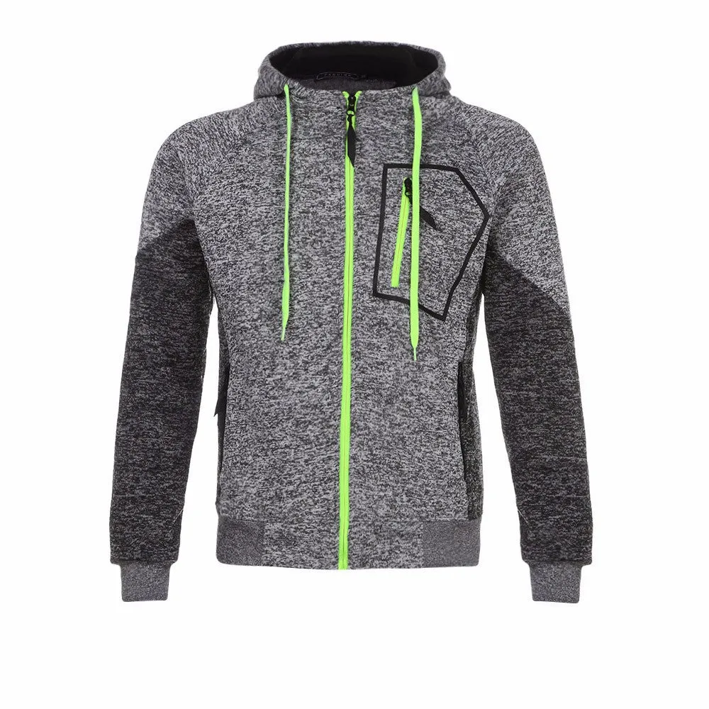 Slim Hooded Sweatshirt Jacket