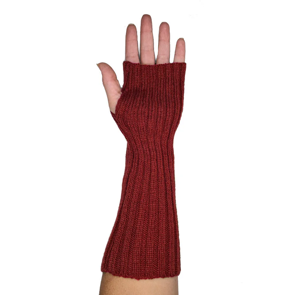 Slouchy Ribbed Arm Warmers