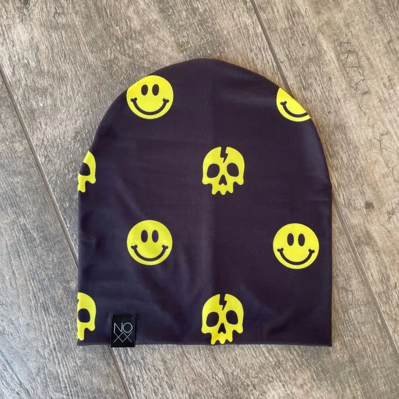 Smiley Skulls | Jersey Knit Beanie