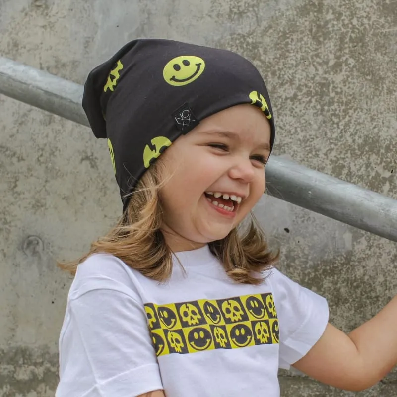 Smiley Skulls | Jersey Knit Beanie