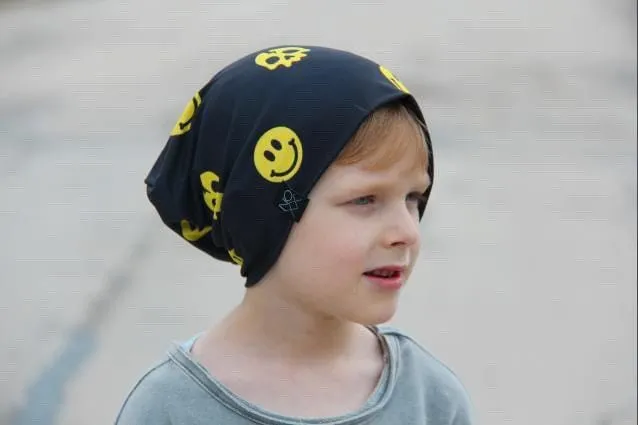 Smiley Skulls | Jersey Knit Beanie