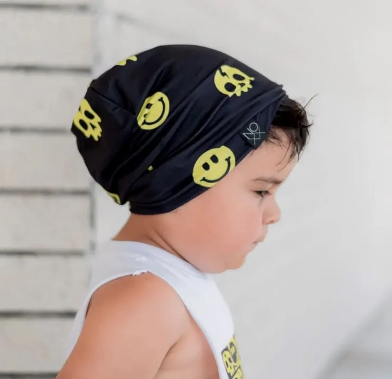 Smiley Skulls | Jersey Knit Beanie