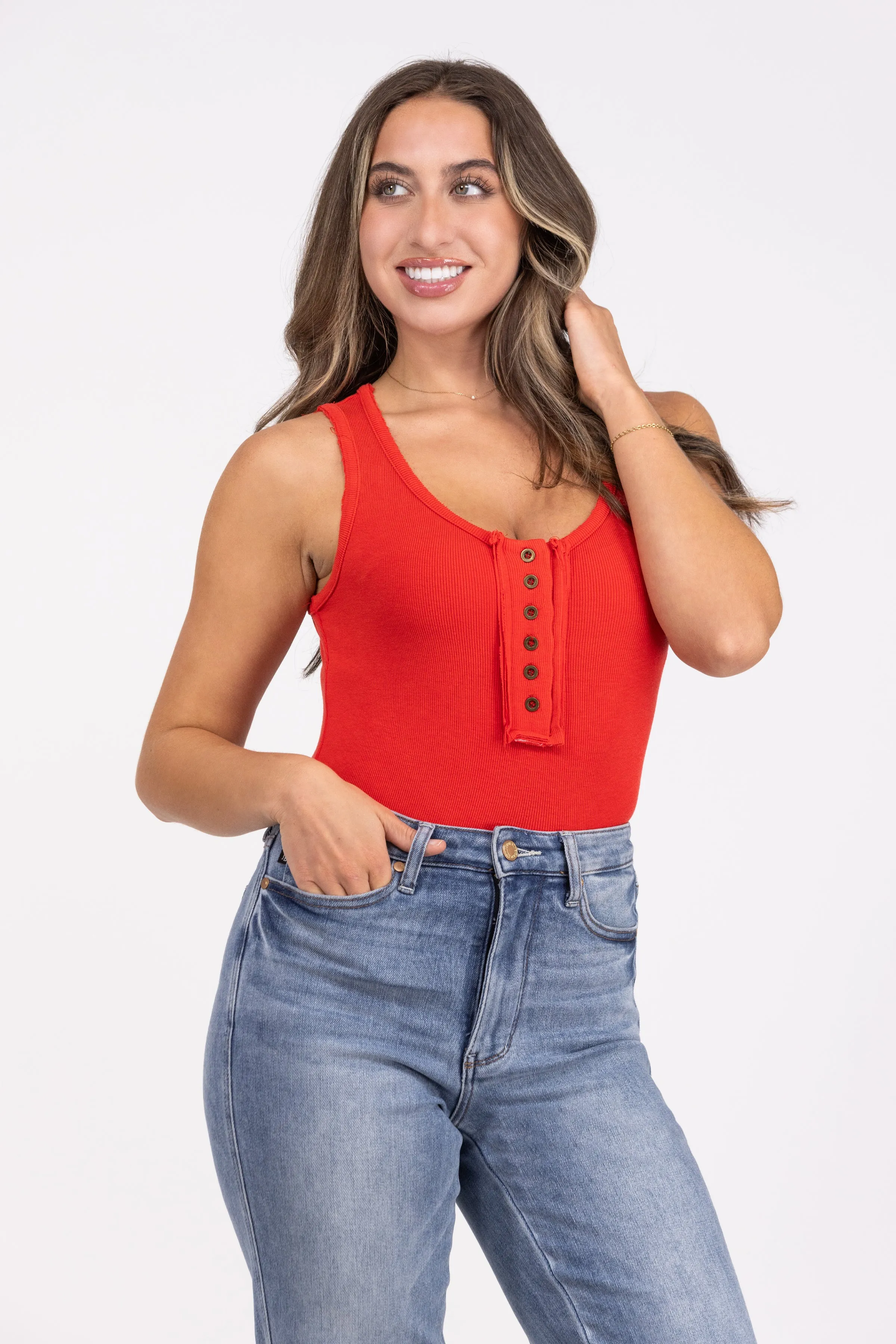 Staying Bright Sleeveless Bodysuit