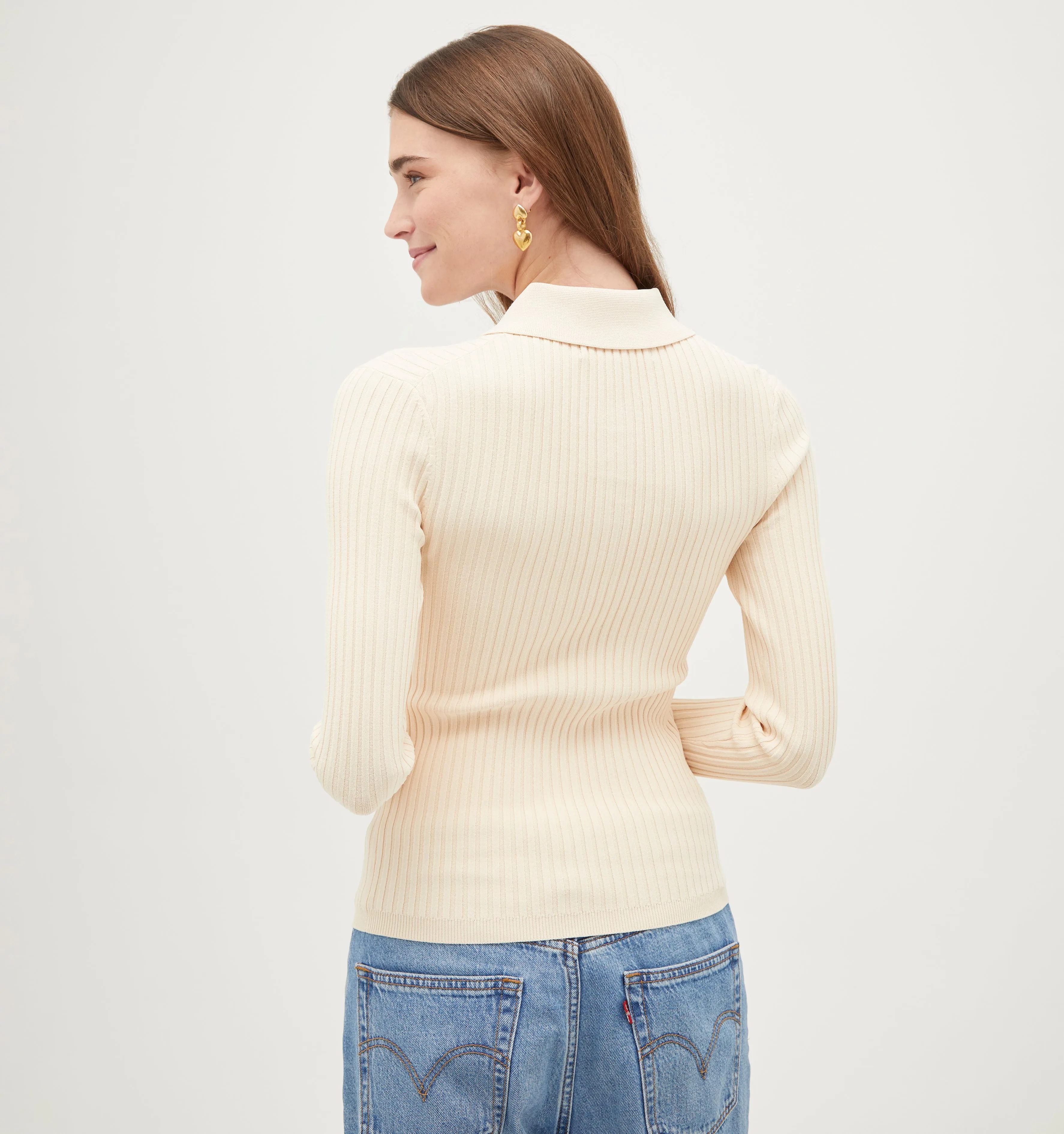 The Jenny Top - Ivory Knit