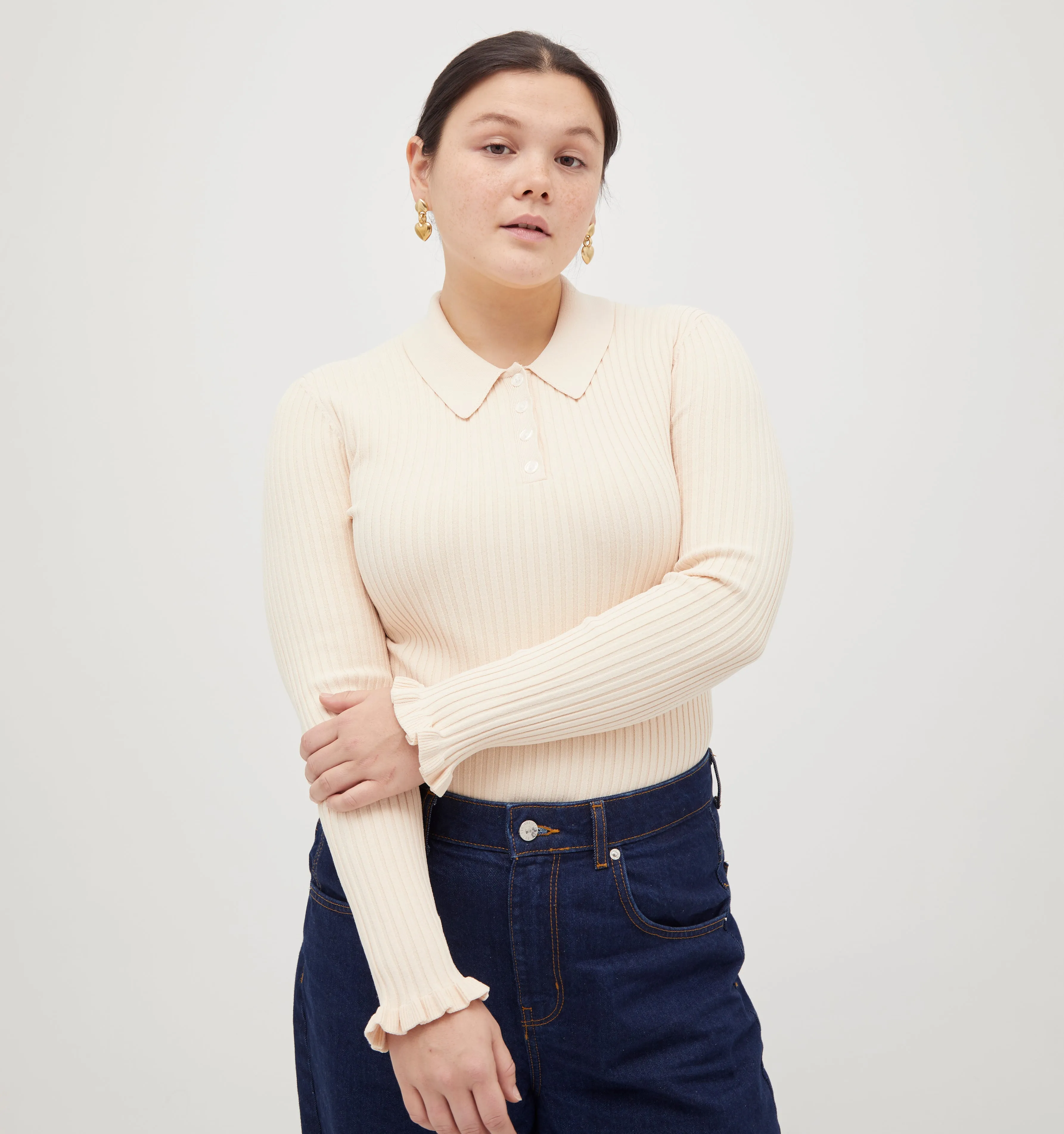 The Jenny Top - Ivory Knit