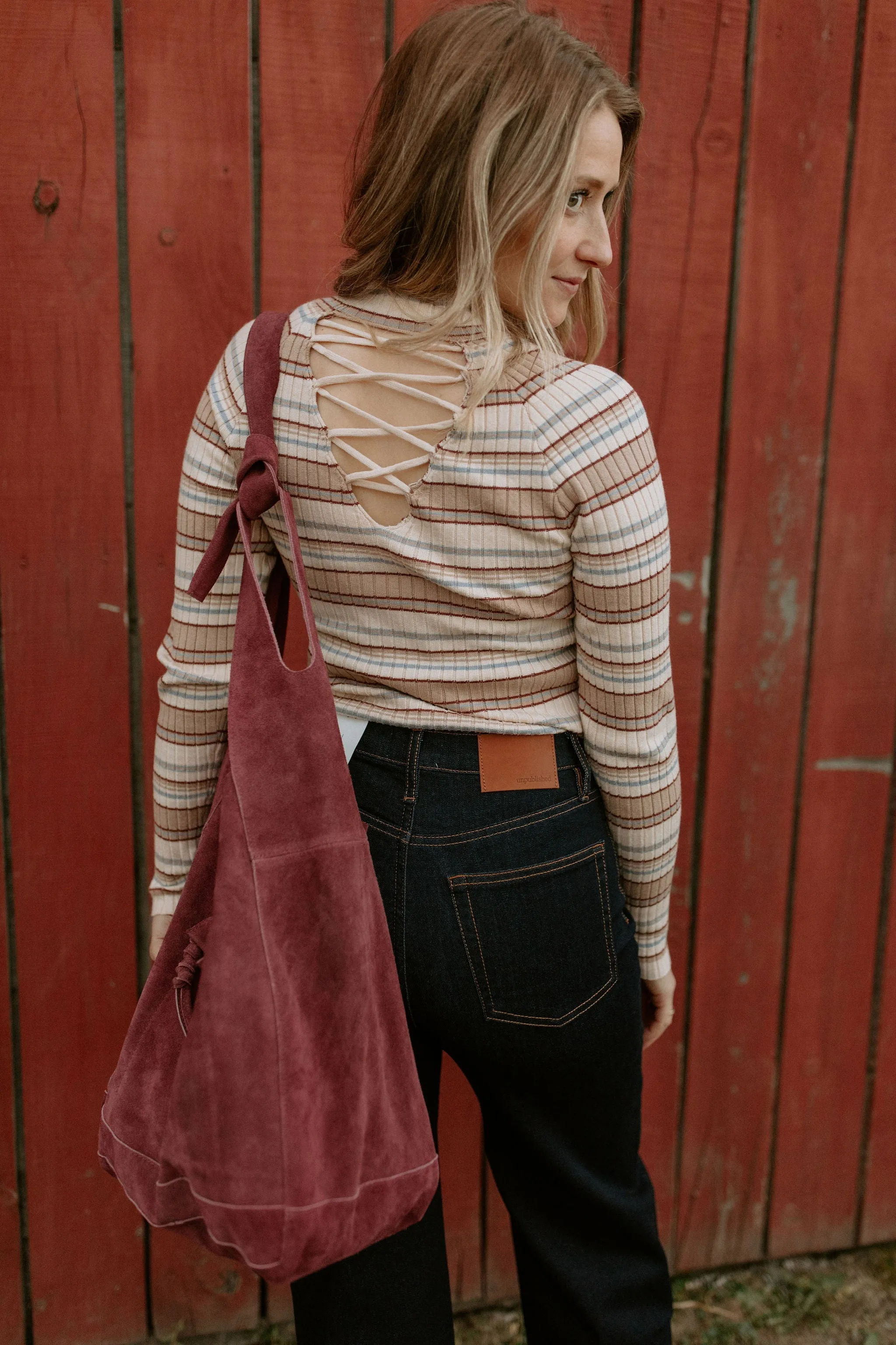 The Luisa Top by Heartloom - Bisque