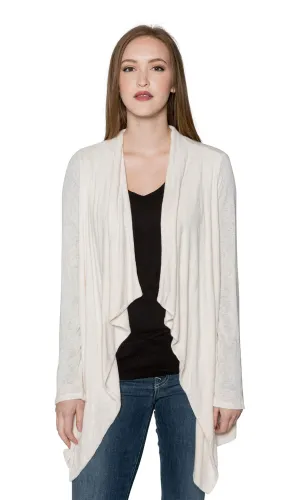 Velvet by Graham & Spencer Catherine Open Drape Cardigan