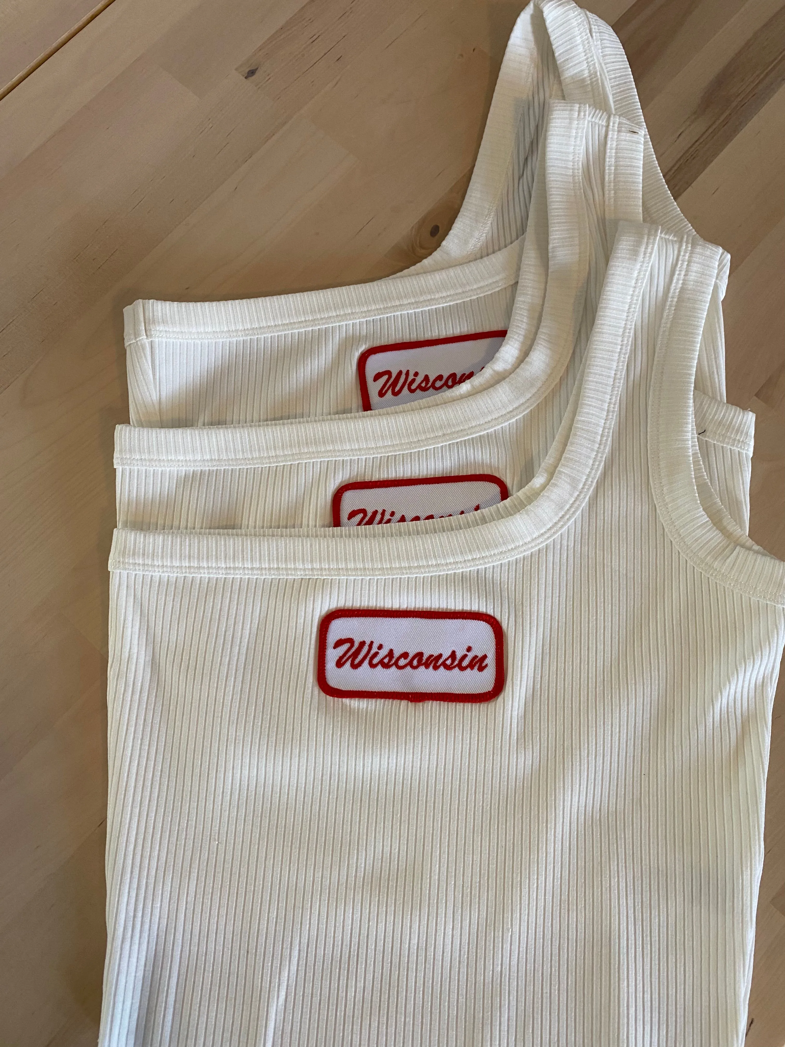 Wisconsin Name Plate One Shoulder Tank