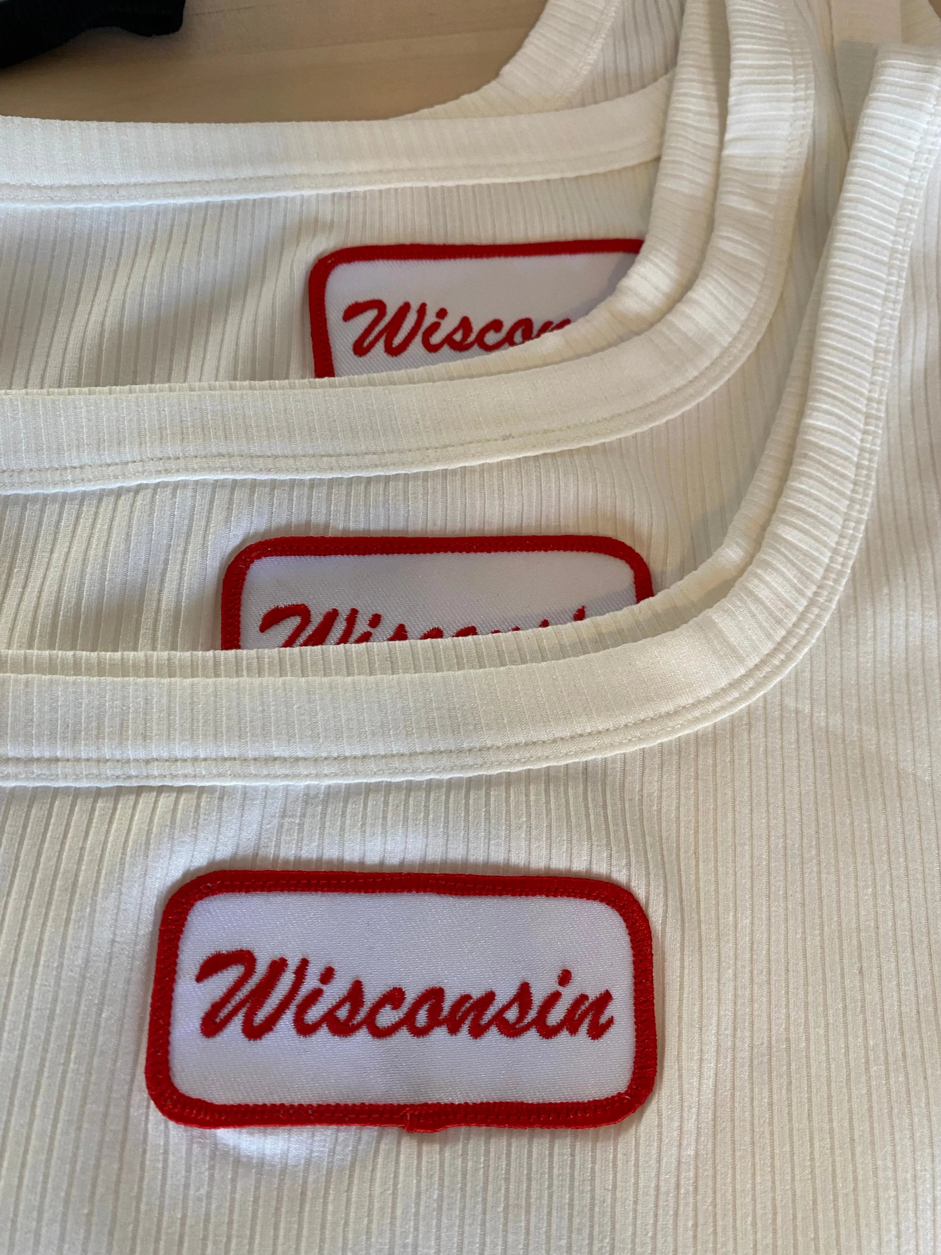 Wisconsin Name Plate One Shoulder Tank