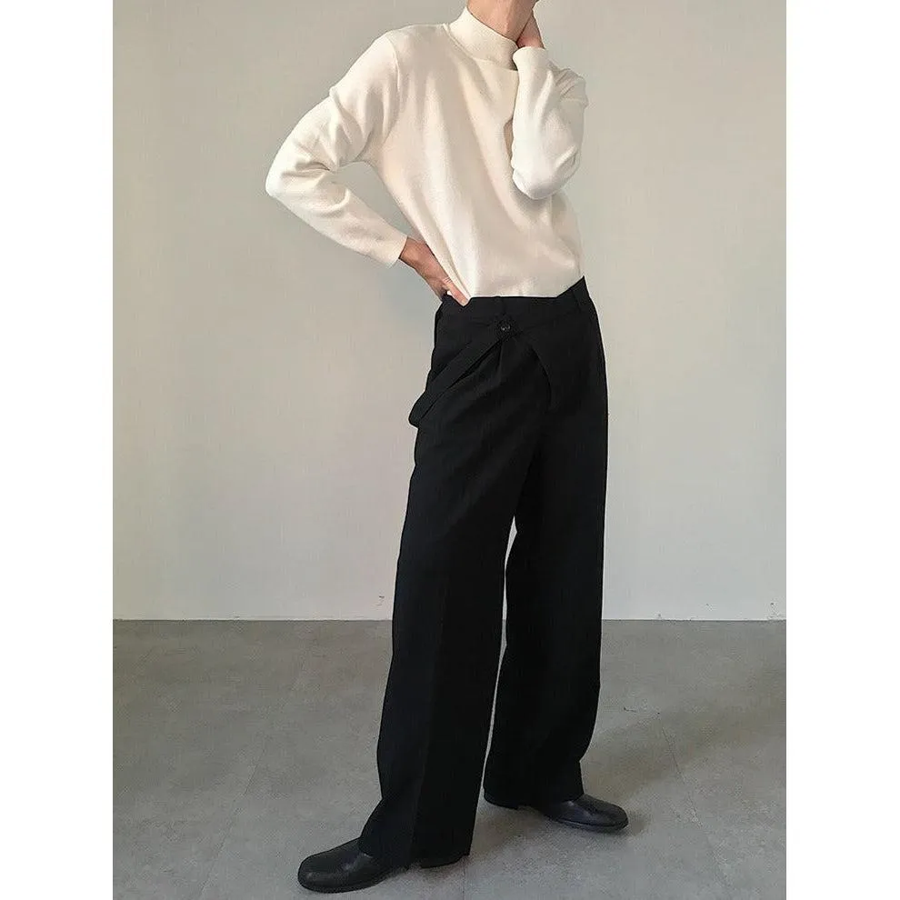 Zhou Plain Thin Knit Turtleneck