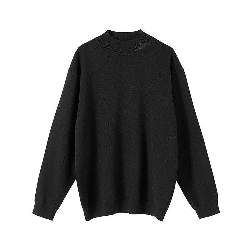 Zhou Plain Thin Knit Turtleneck